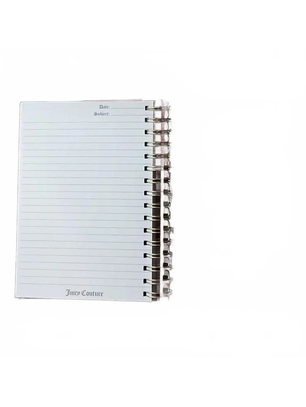Juicy Couture Pink Gold Spiral Journal 2 Crown Pens 316 Pages Gift Set NWT